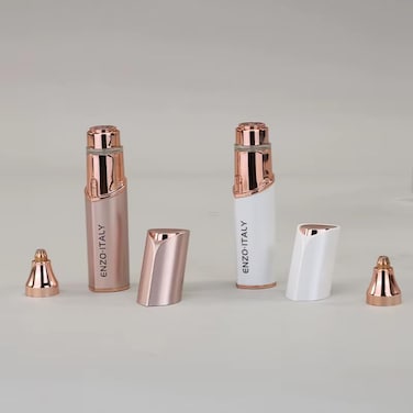 Enzo Professional EN-1921 Electric Hair Removal Pen For Women - Precision Facial Hair Remover Tool - Gentle &amp; Smooth Hair Removal Device With Nose Attachment - Assorted Colors