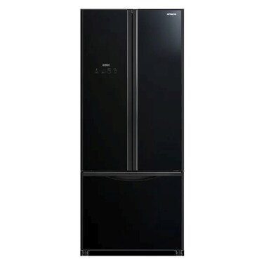 Hitachi 710L Gross Side by Side Bottom Freezer Refrigerator, French Door, 3 Doors Fridge,Glass Black, RWB710PUK9GBK