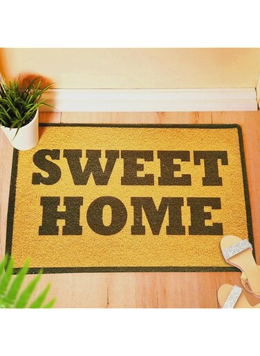 DD GUARD [75 * 45 cm] Heavy Duty Sweet Home Door Mat, Dirt Trapping, Doormat Entrance for Home, Balcony &amp; Kitchen, Non slip absorbent rugs and Designed to Suits for All Seasons.