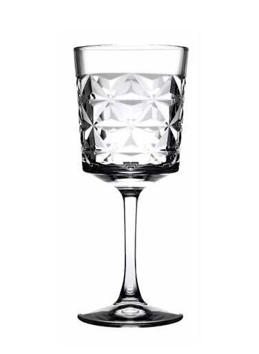 4 Pieces Estrella Red Wine Coupe Set 330 Ml, 205 Mm Height, 86.5 Mm Diameter Clear