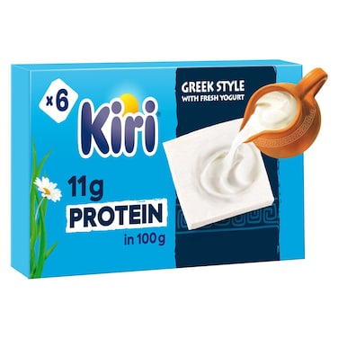 Kiri Protein Cream Cheese Squares 6 portions, 100g
