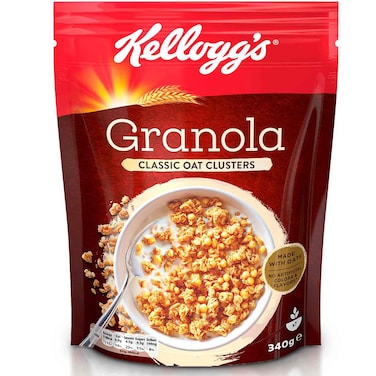 Kellogg's Granola Classic Oat Clusters, 340g