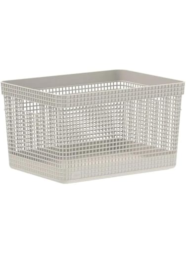 OU Grid Basket, 20 Liter Capacity, Beige