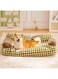 HIKKY Dog Bed, Cat Bed Indoor Pet Couch Bed Washable Cat Beds for Medium Small Dogs &amp; Cats up to 25 lbs, Durable Dog Beds with Non-Slip Bottom, Fluffy Cat Couch, 66 * 48 * 33cm