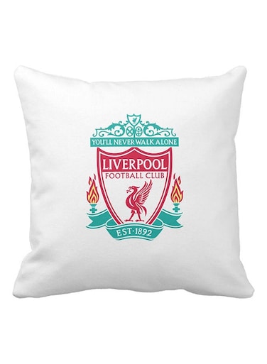 Piece Liverpool FC Printed Pillow White/Green/Red 40x40cm