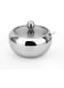 Stainless Steel Sugar Bowl with Transparent Lid and Spoon, 500 ml