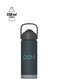 Of Me OOM 550ml/18oz Dark Green Travel Bottle Double Walled Stainless Steel with Straw Lid, BPA Free, 18hr Hot &amp; 24 Hr Cold, Leak Proof Water Bottle Suitable for school, gym, office