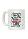 Book Lady Printed Coffee Mug White