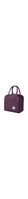 Live Lunch Bag, Lunch Box with Insulated Material for Women, Man, Office, School, College, Beach, Picnic, Fishing, Hiking, Travel, Cooler Tote Bag (Purple)