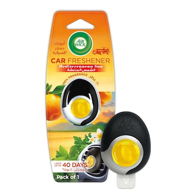 Air Wick Car Freshener, Mediterranean Sun Scent, 2.5ml
