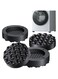 Cxqbsmy 4 Pcs Washing Machine Suction Cup Heightening Pad, Moisture Proof Shockproof and Anti-Slip Silion Pads for All Washing Machine Refrigerator Dishwasher Dryer, Support 150 KG(Black)