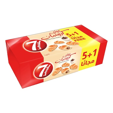 7 دايز كرواسون صغير بحشوة كريمة الكاكاو، 44 غرام حزمة من 6