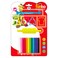 Funbo Modelling Clay, 100g, 12 Colours with Moulds, 4 PCS and Roller