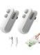 MINI BAG SEALER, Preserve Freshness and Reduce Food Waste,2-in-1 Sealer &amp; Cutter, Rechargeable, Quick and Easy.