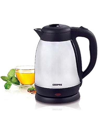 Geepas Stainless Steel Kettle GK5459, 1500 Watt