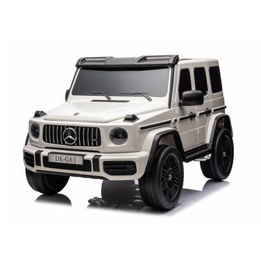 Lovely Baby Mercedes-Benz Powered Riding Jeep for Kids LB G63DLX, Car w/ Remote-Control Best Gift 1-6 Yrs - White