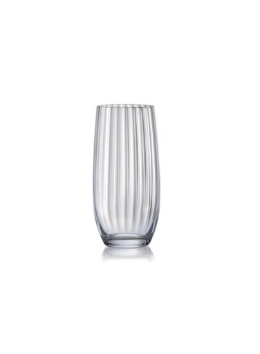Highball Tumbler Glass Waterfall 350ml, Crystalline