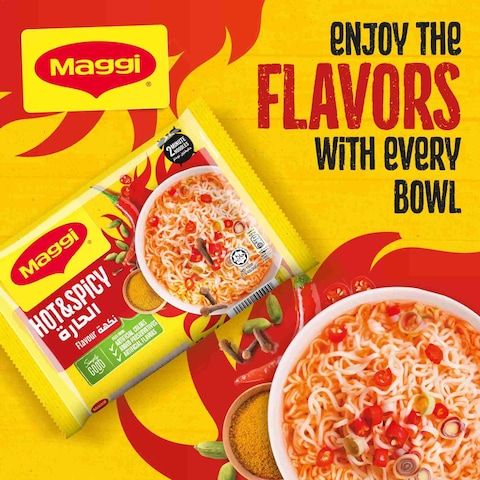 Nestle Maggi 2 Minute Hot And Spicy Noodles 78g
