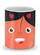 Premium Cute Cupid Designer Mug Orange/Black