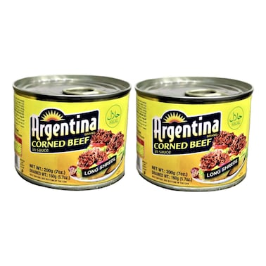 Argentina Long Shreds Corned Beef, 200g Pack of 2
