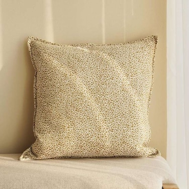 Home Feather Filled Cushion 50X50cm - Mustard