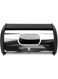 Sorandy Bread Box, Bread Bin with Roll Up Lid, Bread Storage Containers, Metal Bread Holder with Front Window, Loaf Containers for Homemade Cakes, Buns, Pastries, Pancakes, And