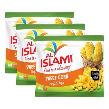 Al Islami Sweet Corn, 400g Pack of 3