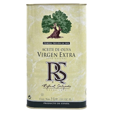 رافايل سالغادو زيت الزيتون البكر الممتاز في علبة، 3 لتر