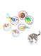 Duomama Interactive Cat Toy Set - 6 Metal Cage Balls with Mice and Bells Inside for Healthy Indoor Play   Boost Cat Exercise and Bonding   Exciting Feline Fun for Increased Engagement