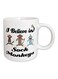 I Believe In Sock Monkeys Ceramic Mug White
