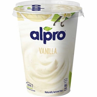 Alpro Plant Based Alternate Yogurt Vanilla, Dairy Free  500g