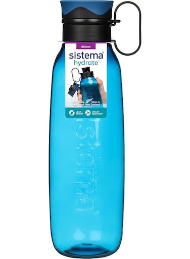 Traverse Water Bottle   850 ml Leak-Proof Water Bottle with Screw-Top Lid   BPA Free   Assorted Colours