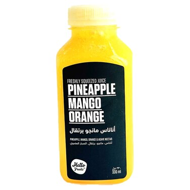 Hello Fruits Pineapple Mango Orange Juice