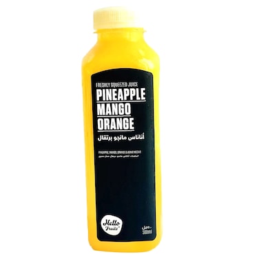 Hello Fruits Pineapple Mango Orange Juice
