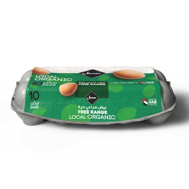 Jenan Organic Free Range Eggs 10 count