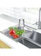 Roll-Up Dish Drying Rack, Foldable Trivet, Dish Drainer &amp; Over Sink Dish Rack Cover, BPA Free,Portable Silicone and Stainless Steel Rolling Rack for Kitchen Sink Counter (52*35cm)