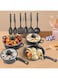 Non-Stick Pots And Pans Set 13-Piece Kitchen Non-Stick Cookware Set, Black Thirteen piece set of pot, non stick soup pot, milk pot, frying pan, multiple piece set of pot