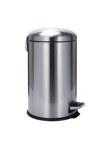 20L Stainless Steel Kitchen Pedal Bin - Large Trash Can with Dome Lid, Matte Finish, Soft-Close &amp; Anti-Fingerprint