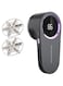 Lint Shavers Rechargeable Fabric Shaver, with Digital Display, Sweater Shaver with 6-Leaf Blades and Safety Lock, 3-Speeds Defuzzer Remove Fuzz, Pills from Clothes, Furniture, Sofa, Blanket (Gray)