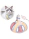 Small Cat Leash and Harness, Step in Pet Harness with Leash, No-Pull Cat Harness with Super Breathable Mesh, Adjustable Outdoor Pet Vest for Puppy and House Cats (Yellow)