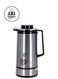 Double Glass Liner Vacuum Flask 1.9L Silver/Black