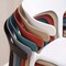 Jeffcoco Furniture Modern Mid Century Premium Plastic Chair,Curved Back Dining Chairs For Kitchen Garden Lounge Meeting Room,1PCS Green