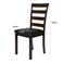 Jeffcoco Furniture Dining Chair,Brown Oak Wood Chair Wooden Furniture For Resturant Shop,Interior Design Simple Home Furniture (Chair)