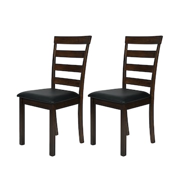 Jeffcoco Furniture Dining Chair,Brown Oak Wood Chair Wooden Furniture For Resturant Shop,Interior Design Simple Home Furniture (One Chair)