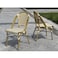 Jeffcoco Furniture bamboo relax chair for bacony,outdoor,coffee shop,restaurant chair,home chair,dining chair,retro style,wedding chair (Brown)