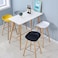 Jeffcoco Furniture 1.2m High Bar Table and Bar Stool Set For Bar Counter Home Kitchen Dining Room (Bar Table One Piece)