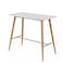 Jeffcoco Furniture 1.2m High Bar Table and Bar Stool Set For Bar Counter Home Kitchen Dining Room (Bar Table One Piece)