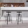 Jeffcoco Furniture Steel Bar Stool,High Bar Chair Counter Chair Bar Stool Indoor Chair Home Bar Stool 4 leg High Chair (One Piece)