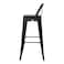 Jeffcoco Furniture Black Steel Bar Stool,Home Bar Chair,Bar Furniture For Kitchen Dining (Bar Chair 2)