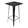 Jeffcoco Furniture Wooden Bar Table Chair,Black Walnut Wood High Table Counter,Home Bar Furniture For Kitchen Dining (Bar Table)
